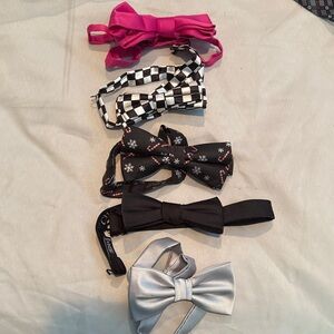 Stylish Kids Bow Tie Set - Black, Silver pink, Christmas, and Checkered
